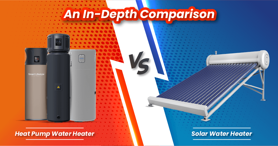 hot water heat pump vs solar water heater